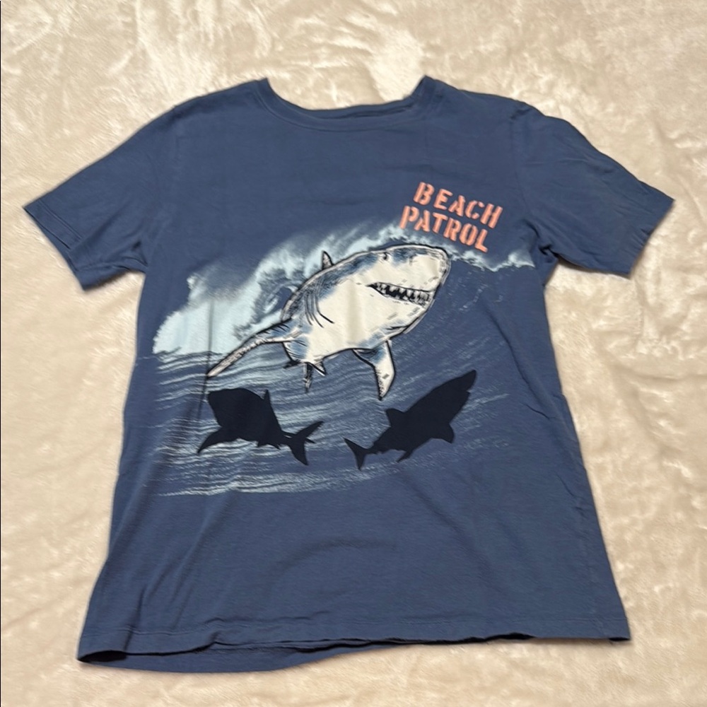 Carter's Blue Beach Patrol Shark Tee